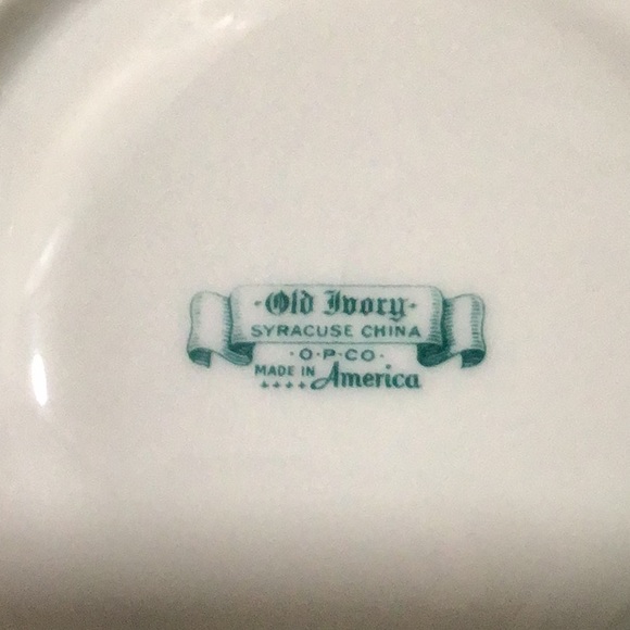 Set of 2 cup and saucers Old Ivory Syracuse China - Picture 4 of 6